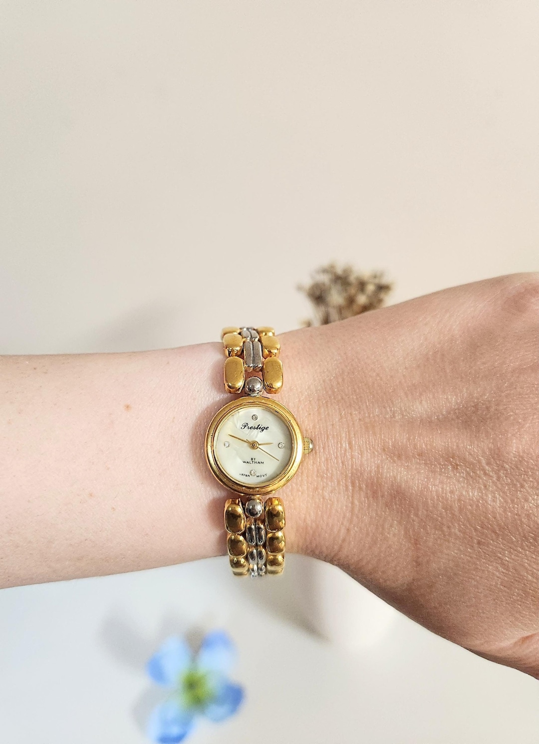 Vintage Prestige by Waltham Gold-silver Dual-tone Ladies