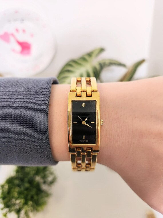Ladies Bijoux Terner Gold Watch Diamond Crystal Accent  display picture 1