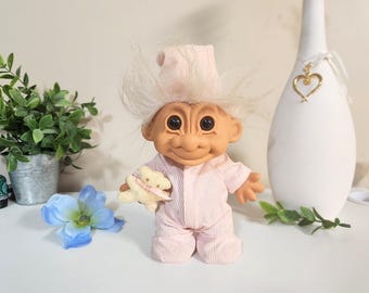 Vintage Russ Troll Bedtime Girl 7