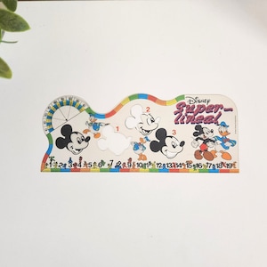Vintage Mickey Mouse lineaire liniaal