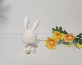 リトルペットショップ #3 ウサギ（白・青目） - 本物のヴィンテージ