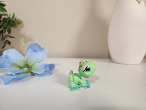Figurine Littlest Pet Shop LPS #50 Grenouille Avec Accessoire - Occasion, Pour Collection Ou Jeu