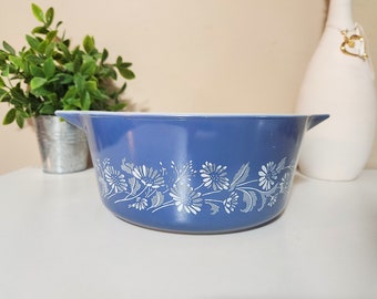 Pyrex Blue Kolonialnebel #475-B Auflaufform