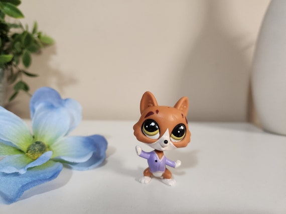Littlest Pet Shop LPS #639 Chien Corgi Authentique HASBRO - Occasion