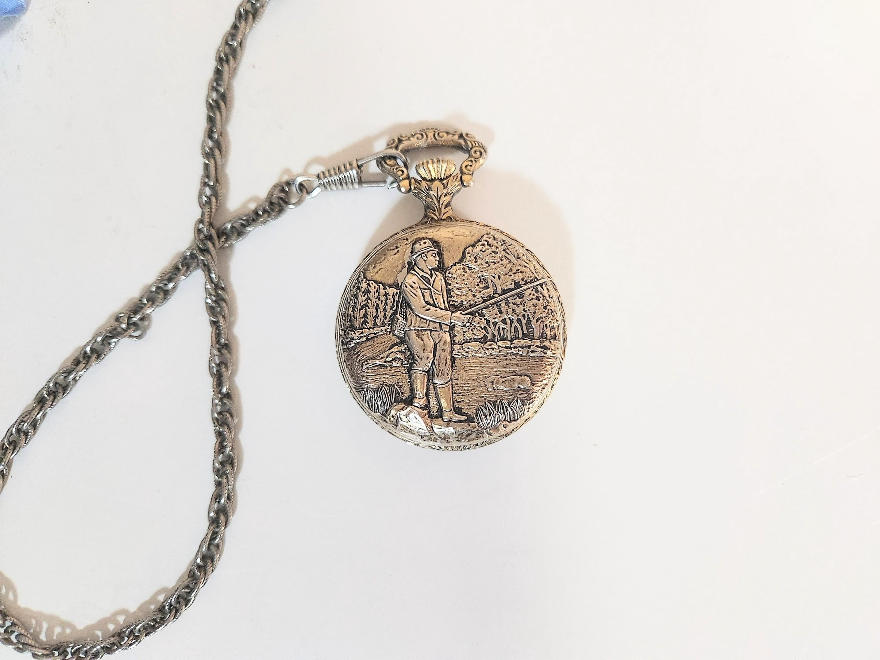 Vintage Marcel mechanical Swiss pendant watch Vintage MARCEL 17 Jewels Pocket Watch - Men main image 2