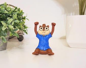 McDonalds Alvin & the Chipmunks Chipwrecked Kids Collectible Toy 2011 Zip Line Simon 3.5" Action Figure 8-Birthday Gift for Her/Him/Boy/Girl