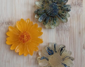Handmade FLOWER-shaped Soap Set, Natural Soap, Premium Quality Soap, Soap with Organic & Essential Oils, Vitamine E, Aloe Vera, Gift for HER