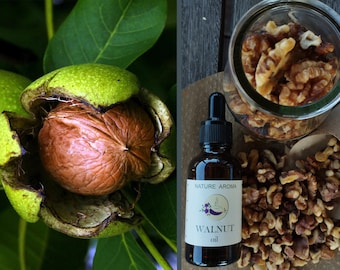 WALNUT OIL, 100% Pure Unrefined Extra Virgin Walnut Oil, Natural Carrier Oil, Organic Oil For Skin, Face, Body, Hair, Gift for Her
