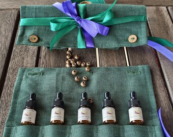 Afrodisíaco natural. ¡Un regalo ideal para ella! Set de aceites esenciales SEXY LADY. 5 aceites esenciales puros para sentirte seductora, atractiva y sexy.