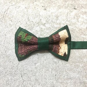 Kilim Bowtie Handcrafted WeddingBowtie Wool Handcraft JAPAN Partystyle Men'sfashion