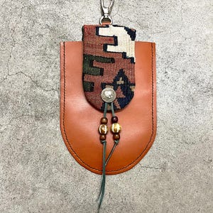MedicineBag MedicinePouch Bag Kilim Leather CoinConcho