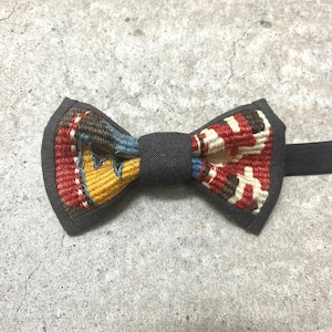 Kilim Bowtie Handcrafted WeddingBowtie Wool Handcraft JAPAN Partystyle Men'sfashion