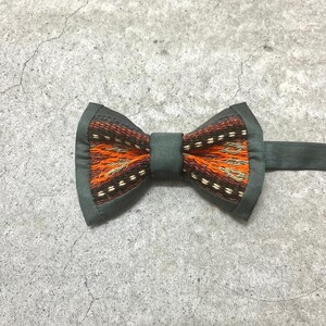 Kilim Bowtie Handcrafted WeddingBowtie Wool Handcraft JAPAN Partystyle Men'sfashion