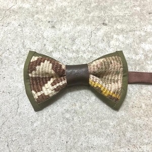 Kilim Bowtie Handcrafted WeddingBowtie Wool Handcraft JAPAN Partystyle Men'sfashion