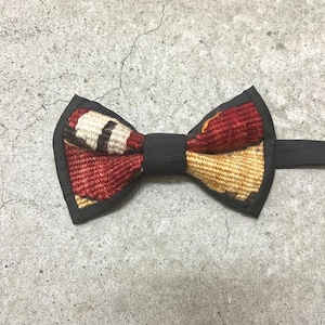 Kilim Bowtie Handcrafted WeddingBowtie Wool Handcraft JAPAN Partystyle Men'sfashion