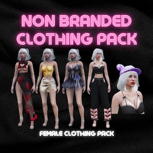 NON BRANDED Clothing Pack / High Quality / FiveM Ready / Optimized / TOS Friendly