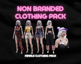 NON BRANDED Clothing Pack / High Quality / FiveM Ready / Optimized / TOS Friendly