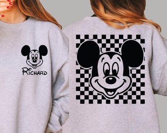 Retro Mickey Mouse Sweatshirt, Vintage Mickey Sweater, Disneyland Mickey Mouse Hoodie, Disney Vacation Sweatshirt, Magic Kingdom Sweater