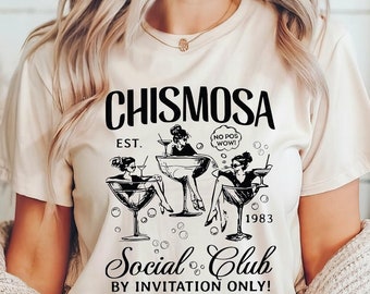 Chismosa Social Club Shirt, Funny Chisme Shirt, Latina Gift, Mexicanas Drinking Tee, Retro Spanglish Shirt, Mexico Tee, Mexican Fashion Tee
