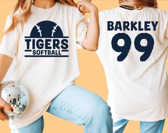 Personalized Softball Shirt, Softball Team Shirt, Custom Team Name Jersey Shirt, Softball Lover Gift, Softball Team, Custom Softball Tee, BP