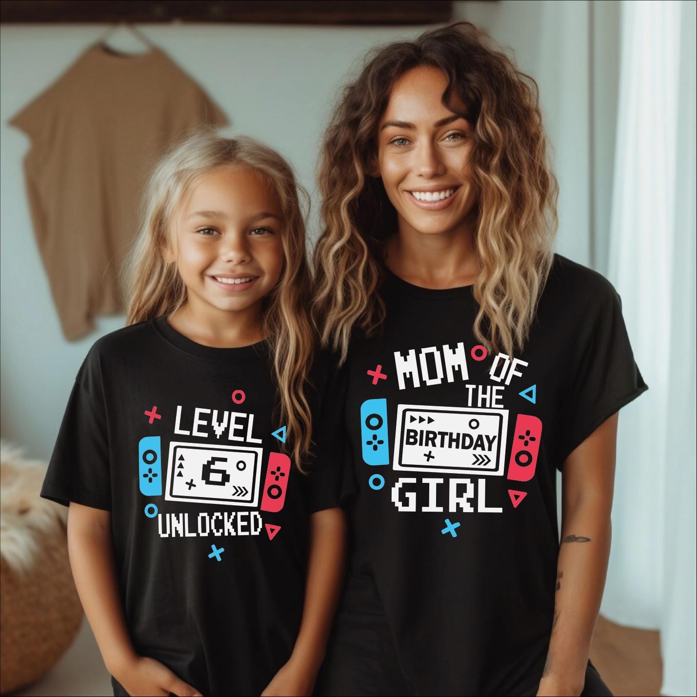 Gamer Birthday Girl Tank Top, Family Birthday Crop Top, Level Up Gamer, Birthday Racerback for Girl, Gamer Family Shirts, Gift For Birthday