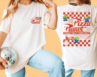 Pizza Planet Toy Story Shirt, Funny Disney Pizza T-shirt, Disney Aliens Shirt, Pizza Planet Tee, Toy Story Family Tee