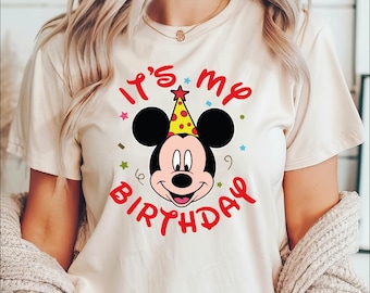 It's My Birthday Mickey Mouse Shirt, Mickey Birthday Shirt, Disney Birthday Boy Tee, Mickey Mouse Birthday Boy Shirt, Disneyland Birthday