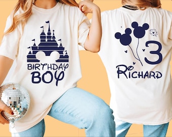 Personalized Mickey Birthday Boy Shirt, Mickey Birthday Matching Family Shirt, Birthday Party Shirt, Birthday Boy Tee, Mickey Birthday, BP