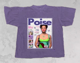 Poise 13 Going on 30 Tee/ Rom Com / Oversized Tee/ Vintage/ Aesthetic / Trendy/ Nostalgic/ Gifts for her/ y2k