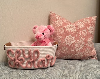 Personalized Name Basket