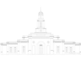 Bentonvile Arkansas Temple SVG 4-pack