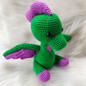 Adorable Amigurumi Pterodactyl Dino Crochet PDF Crochet Pattern, Gift, Christmas present, Dinosaur crochet pattern, Plush dinosaur toy