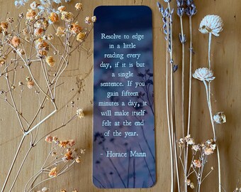 literary quote bookmark ~ soft matte feel ~ reading goals ~ read every day ~ just one more chapter ~ books are medicine ~ book lover gift