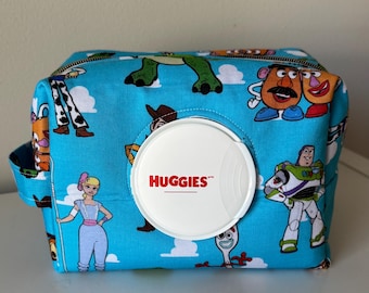 Toy Story Theme Handmade Windel und Feuchttücher Beutel | Custom Fit Tücher