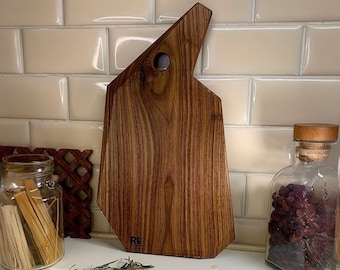 Wood Cutting Board, chopping board of a unique shape, housewarming gift