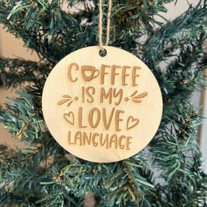 Adornos navideños para amantes del café