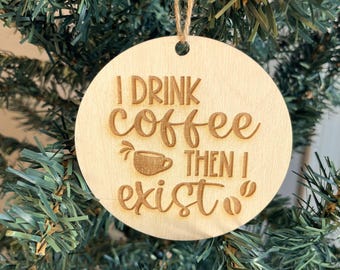 Adornos navideños para amantes del café