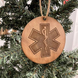 EMS Logo Christmas Ornament