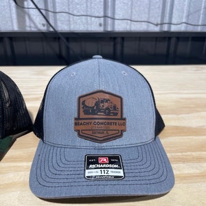 Custom Leather Patch Hats