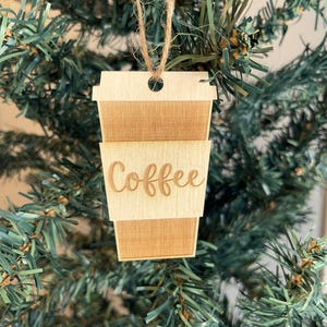 Adornos navideños para amantes del café