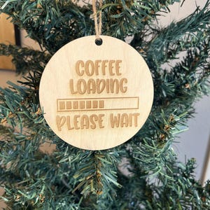 Adornos navideños para amantes del café
