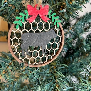 Farm Animal Christmas Ornaments