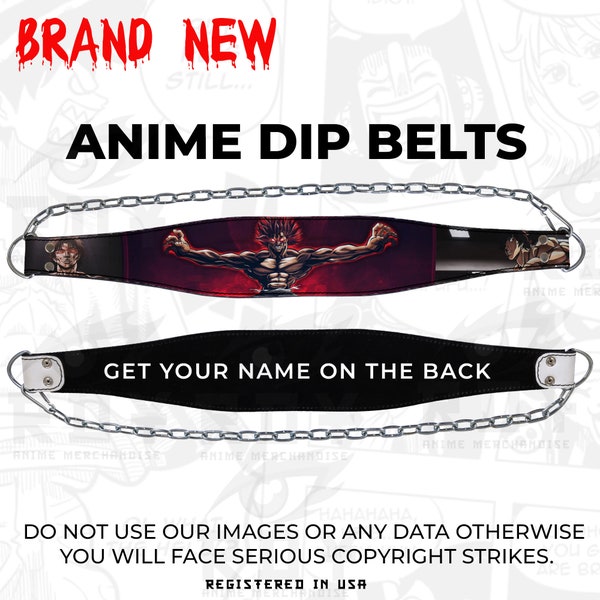 Baki Anime Lifting Belt Etsy