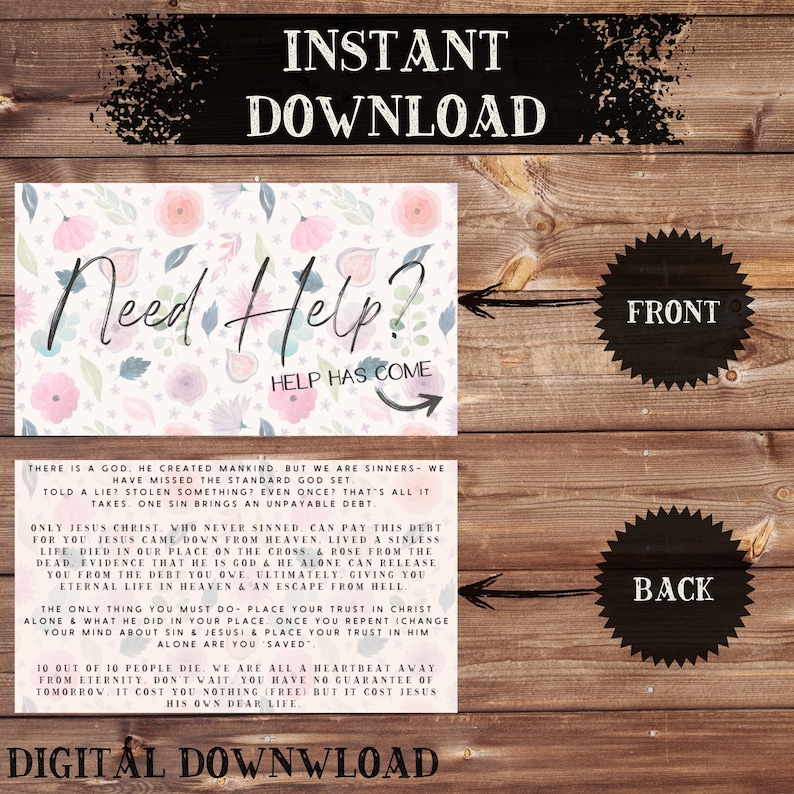 Gospel Tracts, Bible Tracts, Witnessing Tracts, Share Your Faith, Share ...