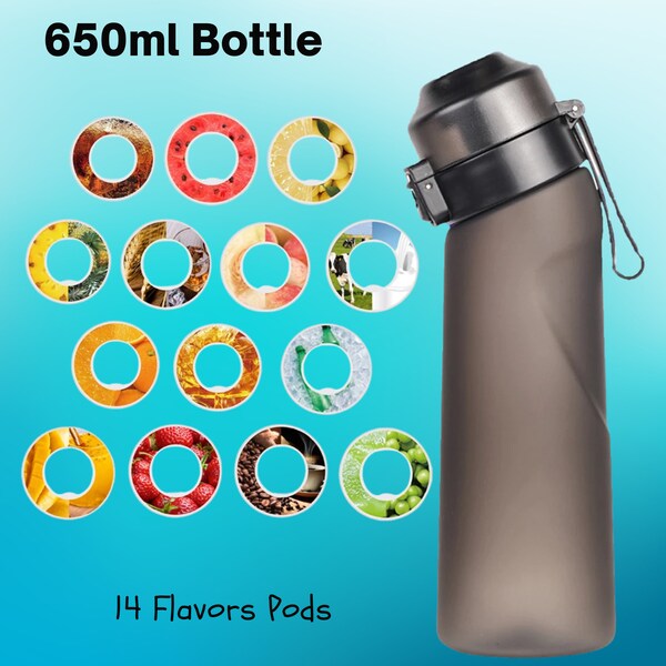 Air-Up Bottle / Aroma-Infusing Water Bottle / Pod-Flavored Drink Bottle / Watter Bottle / 650ml / Pod-Flavored Drink Bottle/Pod Water Bottle