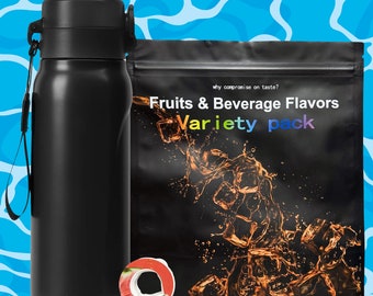 Air Up Thermos Bottle – Flavored Hydration - Variety Flavor Pack Included - With Pods, 750ml