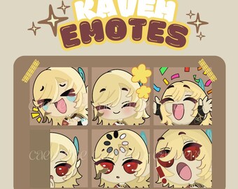 Emotes do Kaveh Genshin Impact Twitch: Reações de Sumeru (Download digital)