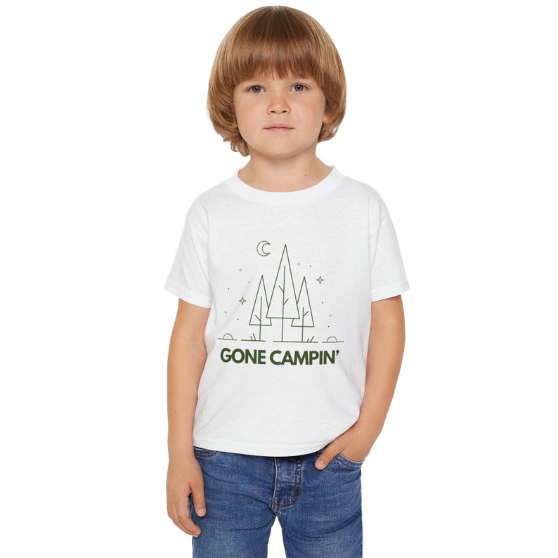 Camiseta para niños pequeños Heavy Cotton™ Gone Campin' imagen 6