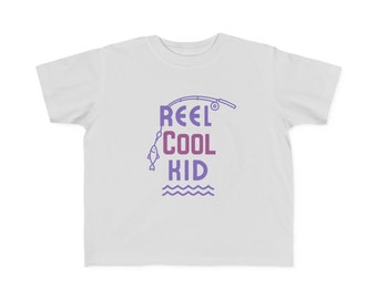 Camiseta de punto fino para niños pequeños - Reel Cool Kid