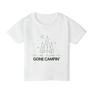 Camiseta para niños pequeños Heavy Cotton™ Gone Campin' imagen 1